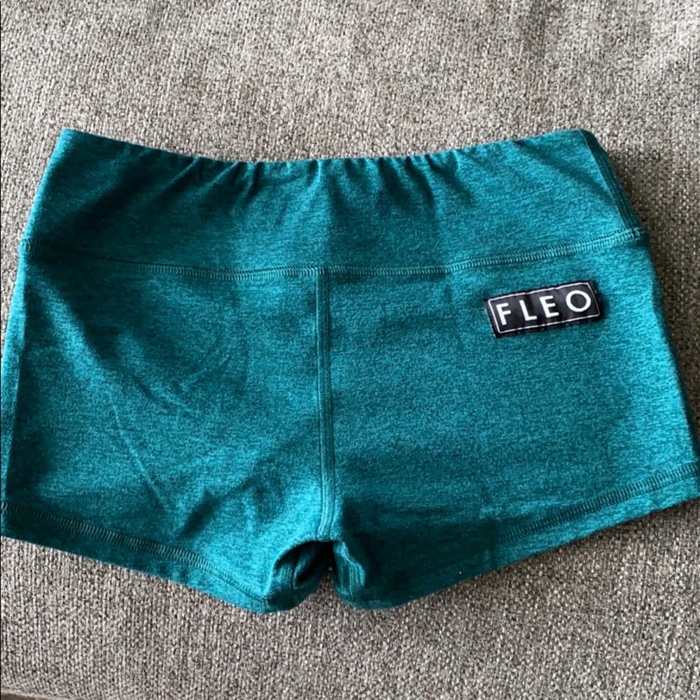 Fleo shorts in teal spruce